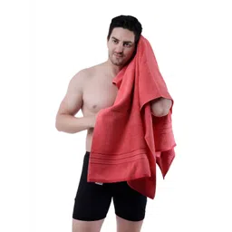 Dollar Socks Pink Cotton 600 GSM Bath Towel-picture-22