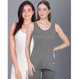 dollar ultra Women Pack of 2 Round-Neck Thermal Vests-picture-35