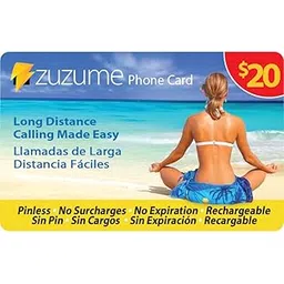 $20 Zuzume Prepaid Phone Calling Card for Cheap International Long Distance Calls-picture-12