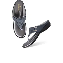 Dollphin Grey Wedge Heels-picture-28