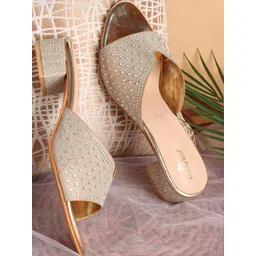 Dollphin Women Gold Heels-picture-20