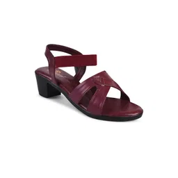 Dollphin Women Maroon Block Heels-picture-25