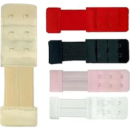 dolly plus Bra Extender 2 × 3 Hook Extender Red, Black, White, Skin, and Pink Bra Extension-picture-34