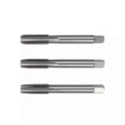 Dolphin 3 Pcs 2.5mm HSS Straight Flute Short Hand Tap Set, Pitch 0.45 mm-picture-30
