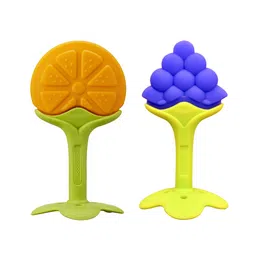 Domenico Baby Silicone Teether Orange & Grapes-image-29