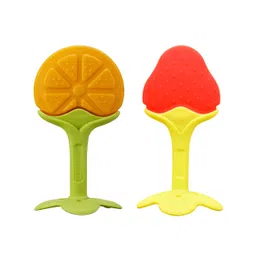 Domenico Baby Silicone Teether Orange & Strawberry-image-30