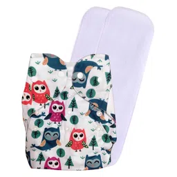 DOMENICO Washable Baby Diaper Premium Cloth Diaper Reusable, Adjustable Size, Waterproof, Pocket Cloth Diaper Nappie (1 Diaper and 2 Insert Pad)-image-24