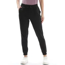 DOMIN8 Black Cotton Joggers-picture-42