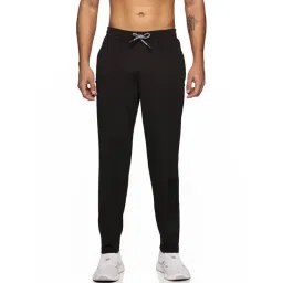 DOMIN8 Black Regular Fit Printed Sports Trackpants-picture-18