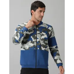 DOMIN8 Blue Solid Long Sleeves Sweatshirt-picture-46