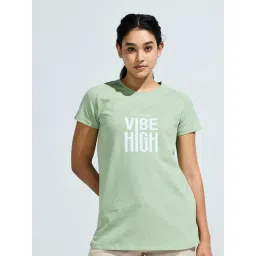 DOMIN8 Green Cotton Regular Fit Sports T-Shirt-picture-13