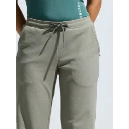 DOMIN8 Green Regular Fit Sports Trackpants image 5