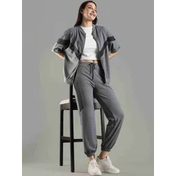DOMIN8 Women Colourblocked Outdoor Bomber Jacket-picture-39