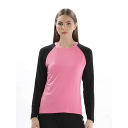 DOMIN8 Women Solid Round Neck Top image 1