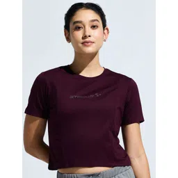 DOMIN8 Women Typography crop Tshirts-picture-11