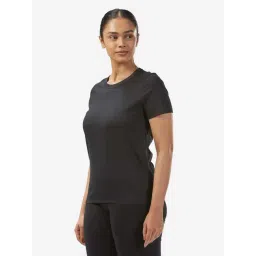 Domyos by Decathlon Black Cotton Plain Sports T-Shirt-picture-41