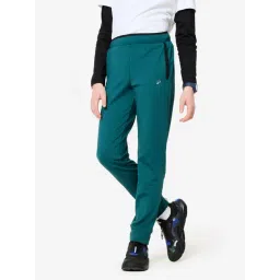 DOMYOS By Decathlon Boys Dark Green & Black Logo Track Pants-image-19