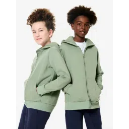 DOMYOS By Decathlon Boys Khaki Green Sweatshirt-image-25