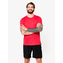 DOMYOS By Decathlon Men Passion Red Regular Fit T-Shirt-image-43
