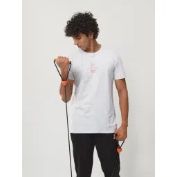 Domyos by Decathlon Pale Grey Slim Fit Sports T-Shirt-picture-15