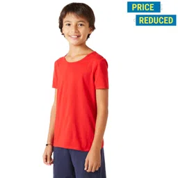 domyos Boys Basic Cotton T-Shirt - Red-picture-12