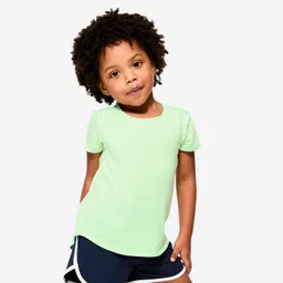 domyos Kid's Lightweight Breathable T-Shirt 500 - Sorbet Green-picture-25