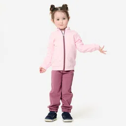 domyos Kids' Warm and Comfortable Tracksuit - Pink/Purple-picture-28
