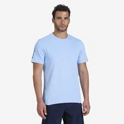domyos Men's Regular Cotton Fitness T-Shirt 500 - Snowflake Blue-picture-28