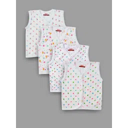 DON CARE Kids Pack of 4 Printed V-Neck Cotton Innerwear Vest-picture-48