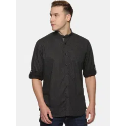 Don Vino Black Slim Fit Printed Shirt-picture-19