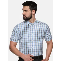 DON VINO Comfort Tartan Checked Cotton Formal Shirt-picture-33