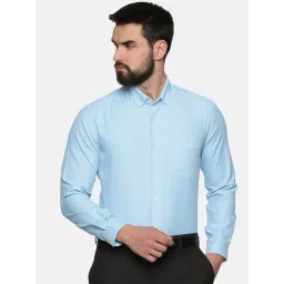 Don Vino Light Blue Regular Fit Shirt-picture-22