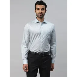 Don Vino Light Blue Slim Fit Check Shirt-picture-12