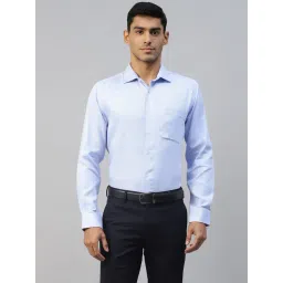 Don Vino Light Blue Slim Fit Printed Shirt-picture-10