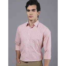DON VINO Men India Slim Fit Checked Formal Shirt-picture-15