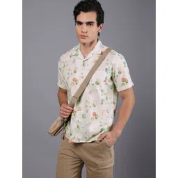 DON VINO Men India Slim Fit Conversational Printed Casual Shirt-picture-23