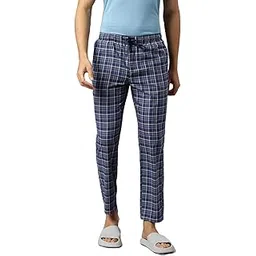 don vino Men’s Navy & Green Checks Lounge Pants-picture-47