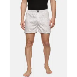 Don Vino Off White Regular Fit Self Boxers-picture-43