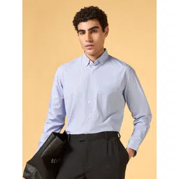 DON VINO Striped Button-Down Collar India Slim Fit Cotton Formal Shirt-picture-21