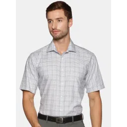 Don Vino White Regular Fit Check Shirt-picture-16