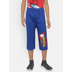 dongli Boys Blue Printed Regular Fit Shorts-picture-24