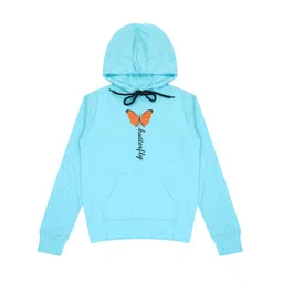 dongli Boys Typography Printed Hooded Pure Cotton Pullover Sweatshirt-picture-31