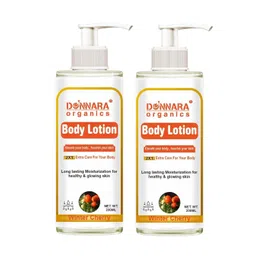 Donnara Organics Set Of 2 Winter Cherry Body Lotion For Glowing Skin - 200 ml Each-image-18