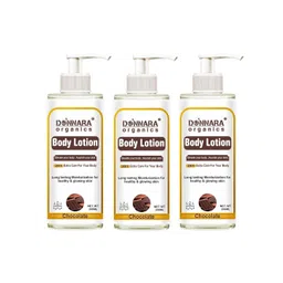 Donnara Organics Set Of 3 Chocolate Body Lotion For Healthy & Glowing Skin - 200 ml Each-image-19