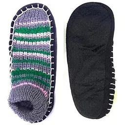 donson slippers for Women Warm House Slippers Socks Winter Slip on Home Shoes Indoor Free Size (Above 12 Years) 1 Pair Multicolor-picture-20