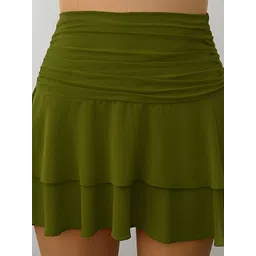don't be basic Pure Cotton Mini A-Line Skirts image 5