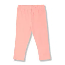 Donuts Kids Peach Solid Leggings-picture-31
