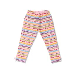 Donuts Kids Pink Printed Leggings-picture-47