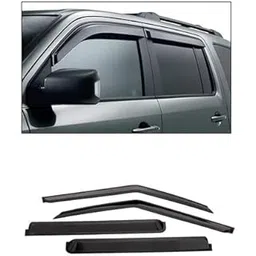 Door Visor/Window Rain Visor (Black Color) Compatible with Tata Yodha/Xenon-picture-10