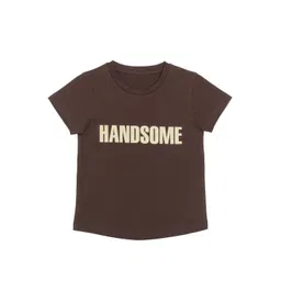 DOOR74 Boys Typography Printed Cotton T-shirt-picture-20